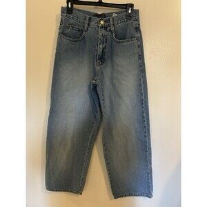 Zana Di Vintage 90s Y2K Wide Leg Denim Jeans Size 9/10 100% Cotton